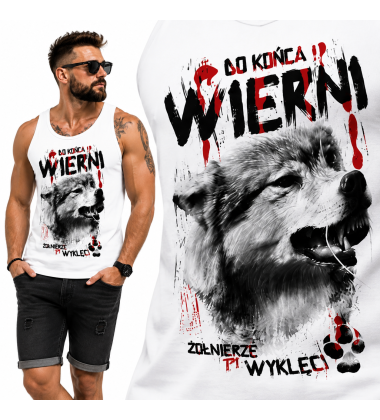 tank-top patriotyczny DO KOŃCA WIERNI